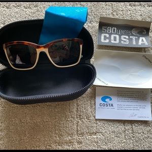 Costa Del Mar Women's Anaa Rectangular Sunglasses